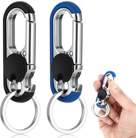 2 Stück Schlüsselanhänger Karabiner Flaschenöffner Carabiner Schlüssel Karabiner Auto Schlüsselanhänger Karabinerhaken Klein mit Schlüsselring Bierflaschenöffner Adventskalender Füllung Männer