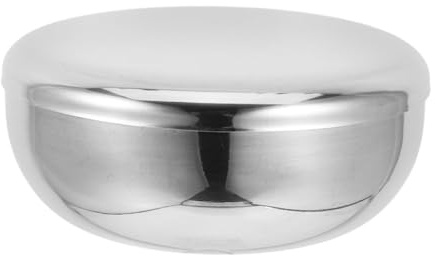 Ciieeo Bol à Riz Coréen 12 Cm En Acier Inoxydable Avec Couvercle Hermétique, Bol à Soupe Monobloc Anti-éclaboussures Pour Repas Coréens, La Cuisine Maison, Service Unique