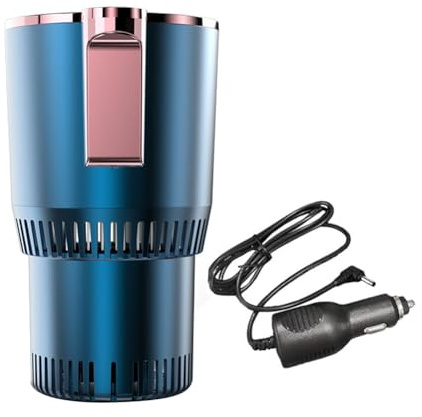 Sudemota 2 in 1 - Scaldabagno e Raffreddatore per Auto Intelligente Tazza Automatico con Funzioni di Raffreddamento e Riscaldamento, Refrigeratore per Bevande Isolanti per Bicchieri B