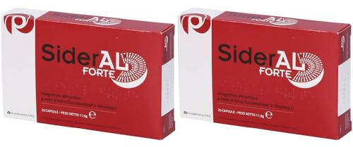 Sideral Forte (2 Confezioni da 20 Compresse) Integratore alimentare con Ferro Sucrosomiale e Vitamina C