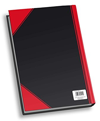 Rheita 954-14 Kladde China-Kladde, A4, kariert, 96 Blatt, 60g/m², schwarz mit farbigen Ecken