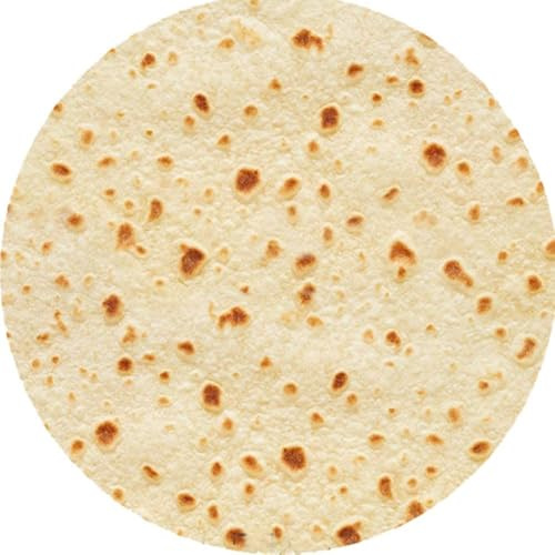 Abaysto Tortilla Blanket, Burrito Blanket Adult and Kids, Funny Realistic Food Throw Blanket, Novelty Soft Flannel Blanket 90cm（36）