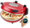 Cecotec Horno grill eléctrico para pizza Fun Pizza&Co Mamma Mía Vista, 1200 W, Temporizador 15min, Temperatura max de 420ºC en 3min, Ventana de visualización, placa de piedra., Rojo | Ventana