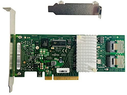 SAS HBA Card Compatible with LSI 9300-8i IT Mode & D3307 PCIe SATA Expansion Card, 8-Port 12Gbs PCIe 3.0, SAS Expander Support, HBA Controller with 2X SFF-8643 Internal, for NAS ZFS TrueNAS unRAID