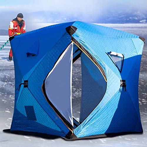 Wasserdichtes Eisangelzelt, Outdoor-Camping, großes Winter-Angelzelt, warme Baumwollzelte mit isolierter Schicht, zum Eisangeln, Winterangeln