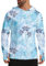APTRO Men's UPF 50+ Hoodies Rash Guard Long Sleeve Fishing Top UV Sun Protection Rash Vest Quick Dry Lightweight Shirt Coconut Blue MFS05 XXL