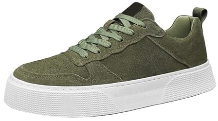 Chaussures de skate pour homme - Semelle épaisse - Chaussures élévateurs de hauteur - Avec amortissement - En toile - Confortables - Moderne - Chaussures de marche légères - Chaussures de loisirs,