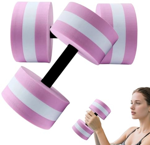 Manubri ad acqua – 2 pezzi in schiuma EVA, bilancieri per esercizi, nuoto, allenamento, fitness, attrezzature per allenamento acquatico per piscina, esercizio fitness