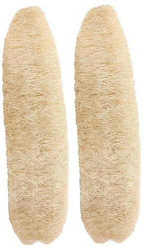 Naturlig luffasvamp för rätter och bad 31–35 cm hel luffa-svamp för exfoliering och köksrengöring bad