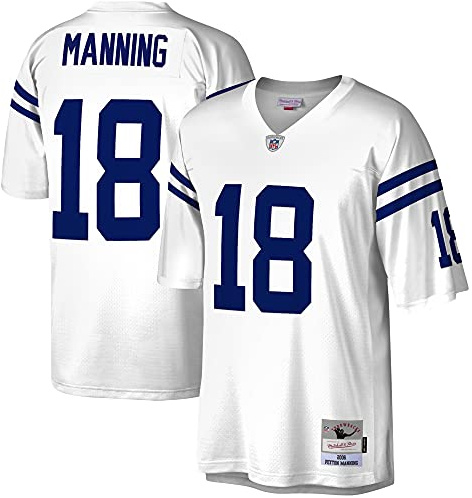 Mitchell & Ness Herren Indianapolis Colts T Shirt, Weiß, M EU