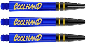 RED DRAGON Luke Humphries Nitrotech Dart-Schäfte (Schäfte), Blau, 2 Sets pro Packung (insgesamt 6 Schäfte)