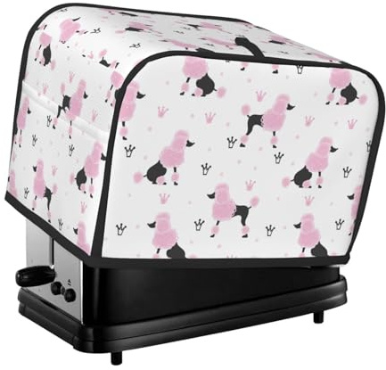 Copertura per tostapane a 2 fette, copertura impermeabile con tasche per piccoli elettrodomestici da cucina, protezione dalle impronte digitali, lavabile in lavatrice