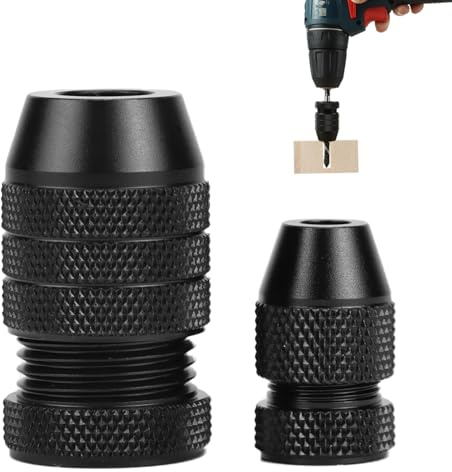 QWORK® Djupstopp, borrstopp, Ø 2–11 mm, djupstopp i aluminium, för träborr