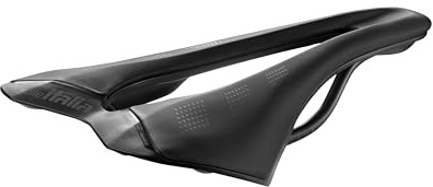 Selle Italia SLR Advan – Rennrad-Sattel aus Manganstahl, Leichtbezug, Superflow-Aussparung, leicht und komfortabel – Größe S3, Schwarz