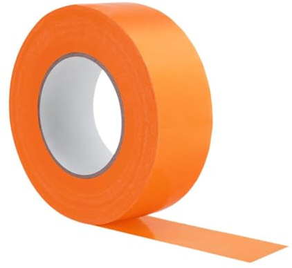 Zanthicia Premium Pickleball Court Tape 66ft Waterproof Court Marking Tape Durable Nonslip Lightweight Tailored For Sports Fields Marking 5cm Wide Nonslip Indoor Sport, Orange, 2000x5cm