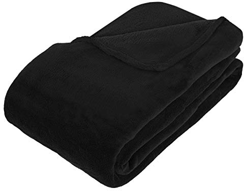Univers décor Mikrofiberfilt Täcke 180 x 230 cm Atmosphera (svart, mikrofiberfilt 180 x 230 cm)