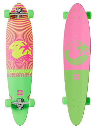 Dusters Longboard California Dreaming Pintail Vert fluo 22,9 x 101,6 cm