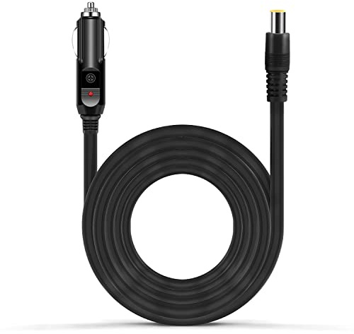 iHaospace Kfz Zigarettenanzünder auf DC 8 mm, DC7909 Stecker 12V Auto Ladekabel Auto Ladegerät Autoladegerät 12 V Kompatibel mit Bluetti EB3A EB70 Jackery Explorer 160/240/500/1000 Laptop