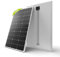 Newpowa 100W 12V Solar Panel 10BB Cell Monocrystalline 100 Watt 12 Volt New Compact Design High Efficiency Module RV Marine Boat Off Grid Solar System Rooftop Motorhome Caravan Yacht Backup Power