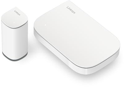 Linksys Velop Micro 6 Dual Band Mesh WiFi System - WiFi 6 Gigabit Gaming Router with up to 3Gbps Speed, 325 sqm Coverage & Supports 150+ Devices - Replaces Internet Router & Extender, 2-Pack