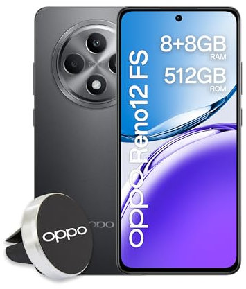 OPPO Reno12 F 5G 12+512GB, Smartphone Android Ohne Vertrag, Handy, 120Hz 6.67” OLED Schirm, Dimensity 6300, 50MP AI Hauptkamera, SUPERVOOC 45W, 5000mAh Akku, Widerstand IP64, NFC, Grün