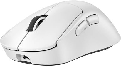 Logitech G PRO X SUPERLIGHT 2 DEX kabellose Gaming-Maus, 60 g Pro-Grade-Maus für Rechtshänder mit 5 programmierbaren Tasten, USB-C-Ladefunktion, 44K DPI-Sensor, bis zu 8 kHz Polling für PC/Mac - Weiß