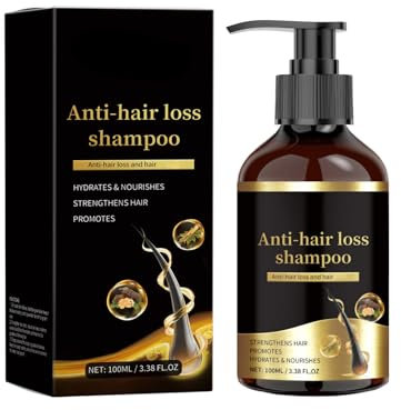 Bai Hei Ke Anti-Hair Loss Shampoo, Bai Hei Ke Shampoo, Japanese Ginseng Shampoo, Multi-Purpose Volumising Shampoo, Ginger Plant Extract Anti-Hair Loss Hair Shampoo for All Hair Types (1Pc)