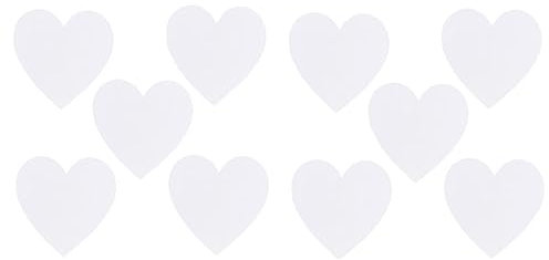 BELLIFFY Baumwolle Zeichenbretter 10pcs Herzform Ölgemälde Boards Einfach Zu Bedienen Kunst