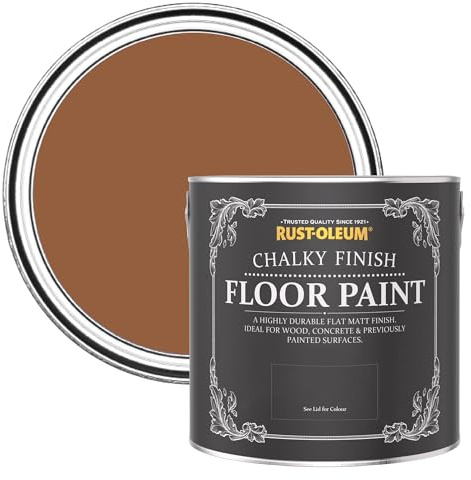 Rust-Oleum Scratch-Resistant Floor Paint in Chalky Finish - Terracotta 2.5L