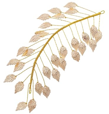 Healeved Accessoire Cheveux Mariage Doré Barrette pour Fille Tête Femme Chic Coiffure et