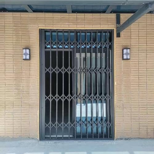 Inferriate per Finestre Barra Sicurezza Porte Scorrevoli Large/Protezione Finestre Serratura, Griglia Protezione Antieffrazione, Balaustra Estensibile, 70 90 100 120 200 210cm(W120xH210cm/48x82in)