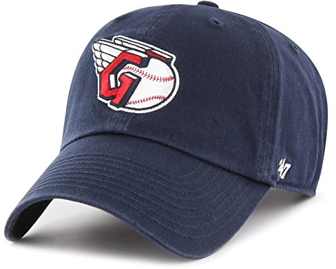 '47 Brand Adjustable Cap - CLEAN UP Cleveland Guardians Navy, Einheitsgröße