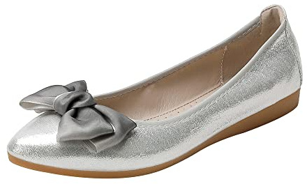 Aoikoy Women's Ballet Flats Foldable Casual Sparkly Rhinestone Wedding Comfort Slip on Walking Flat Shoes Ballerina Shoes