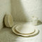 Stone by Mercer Project Atik Modern Steinzeug Geschirr-Set, Teller und Schüssel-Set, Geschirrset für 4 Personen, cremefarben gesprenkelt, 16-teilig