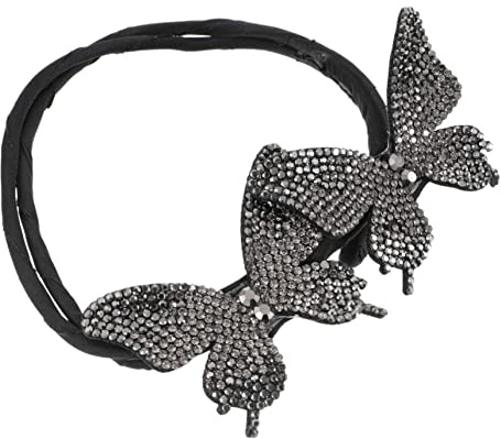 Beavorty Creatore Di Chignon Per A Forma Di Farfalle Per Donne Modellatore Di Chignon Per Modellatore Di Chignon A Forma Di Farfalla Accessorio Nero Chic