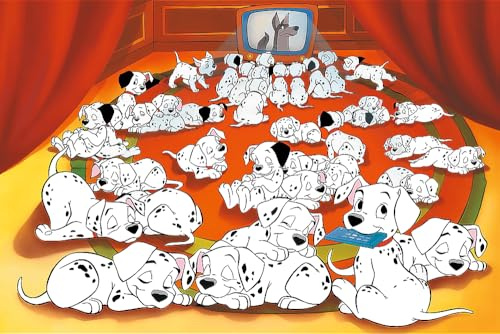 Trefl - Trefl: 40th Anniversary Disney 101 Dalmatians - Puzzle 600 Pieces - DIY Puzzle with Characters from Classic Disney Cartoons for Adults and Children Aged 14+