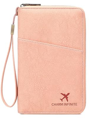 Custodia per passaporti con cerniera, portafoglio per passaporti per carte di credito da viaggio, accessori da viaggio impermeabili, Confezione, 20x12x2cm