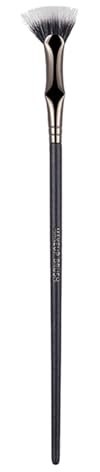 Fan Shaped Mascara Brush - Soft Bristle Lash Tool | Multi-Purpose Eyelash Eyebrow Eye Shadow Brush, For Natural Lifted Effects, Volumizing Separating Comb, Makeup Artist
