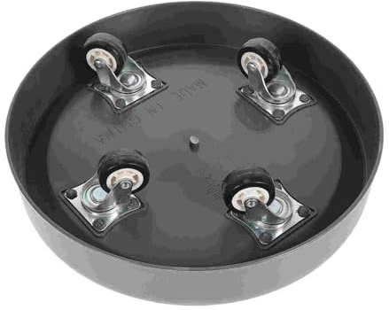 Växtvagn, Plantervagn med rullande hjul, stöd for växter(25.8X25.8CM)