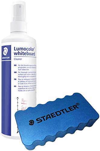 Staedtler Whiteboard Reinigungsspray mit Pumpmechanismus (1, Whiteboardspray + Löscher)