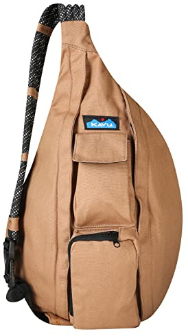 KAVU Rope Bag - Sling Pack for Hiking, Camping, and Commuting - Dune, Dune, One size