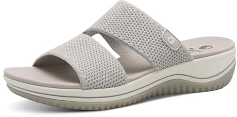 Jana Coshy Original – Die Hallux-freundliche Pantolette 8-27270-43 grau H-Weite