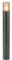 Miratic Paletto Luce da Giardino Esterno per Sentieri e Vialetti IP54 Palo Lampada da Terra Esterno 50 cm Illuminazione Esterna Base E27 Lampadina non Inclusa (senza sensore di movimento)