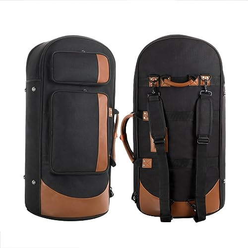 HDYNUZ Euphonium Gig Bag, Upright Key Euphonium Tenor Horn Baritone Case, for Stage Performance Concert Professional Instrument Backpack