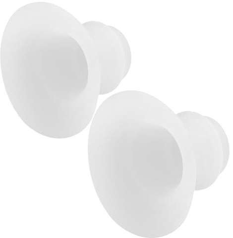 MUSISALY Inserts de Bride en Silicone Mat 28mm à 21mm pour Tire-lait Manuel, Adaptateur Confortable et Flexible pour Maman, Compatible Pompe Portable, Kit 2 Pièces pour Allaitement