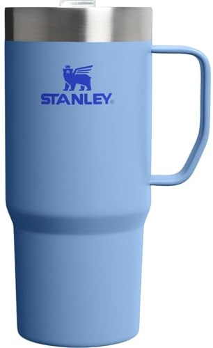 STANLEY 1913 Everyday Suburban Travel Mug 0.47L - 2.5 Hours Hot - 7 Hours Cold - 30 Hours Iced - BPA Free - Dishwasher Safe - Stainless Steel - Blue Sky
