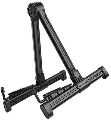 Supporto per chitarra pieghevole regolabile universale per chitarre acustiche elettriche Supporto per ukulele portatile