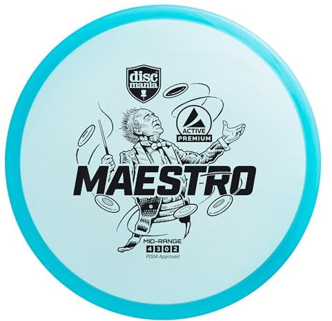 Discmania Premium Line Maestro Mittlerer Disc-Golf, blau, Einheitsgröße
