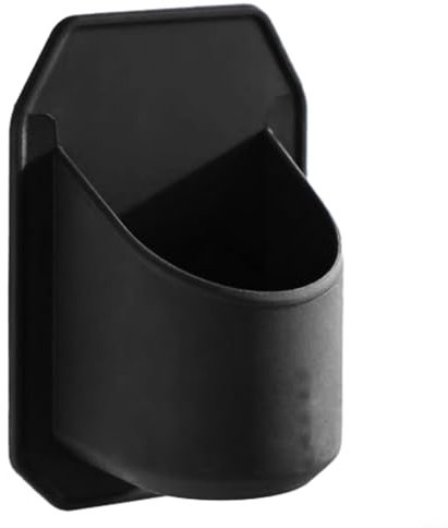 Multifunctional Wall Mount Drink Holder, Holds Wine Glass Beer Cans Bottle (black)