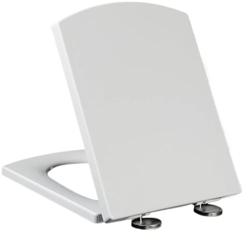 OIFAODAO, Soft Close Toalettsitsar Snabbkoppling Enkel toppfästning Robust toalettlock, justerbara långsamt stängda gångjärn,~ ，Toalettsits(39.5~46.5 * 34.5cm)